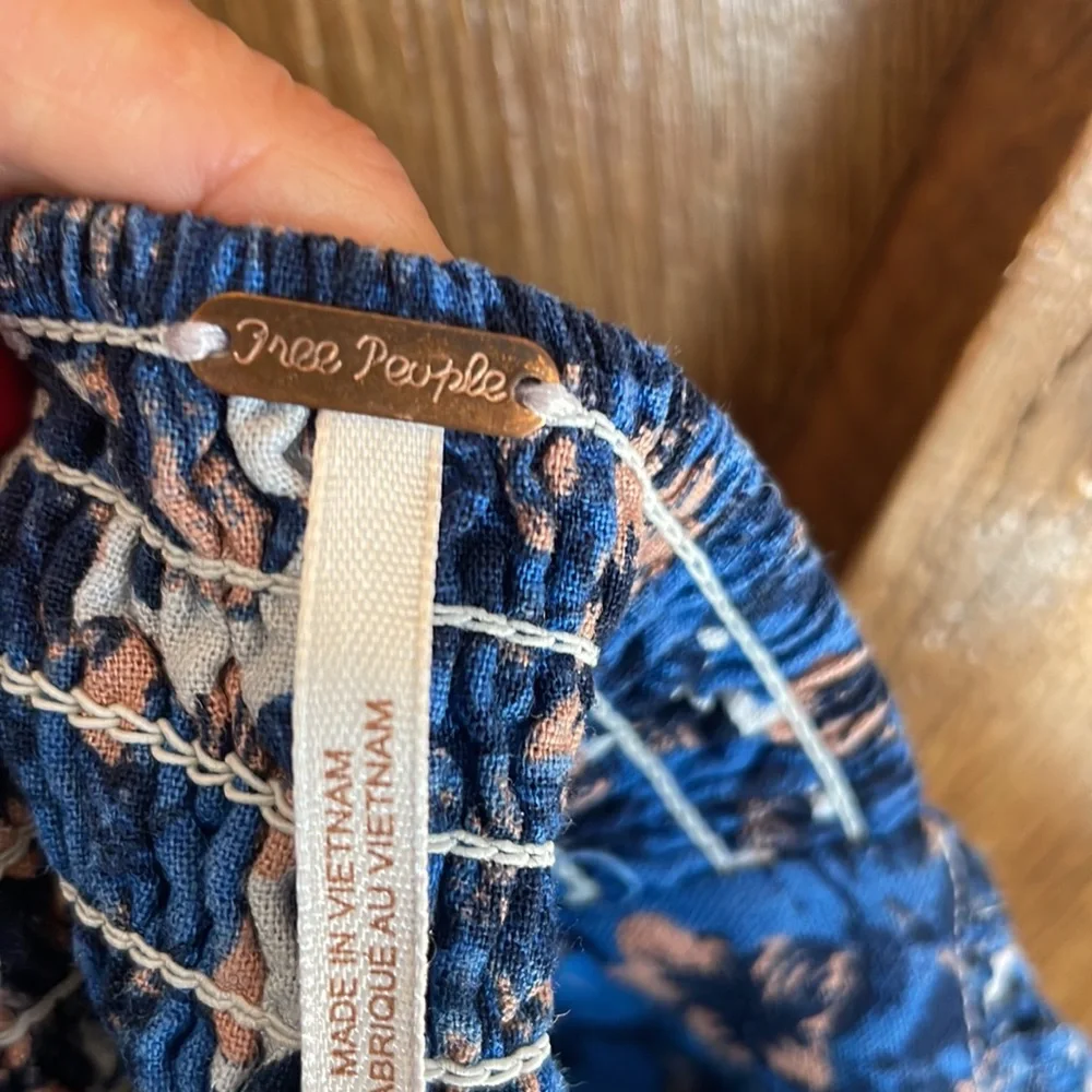 Free People Size XS Floral Mini Dress